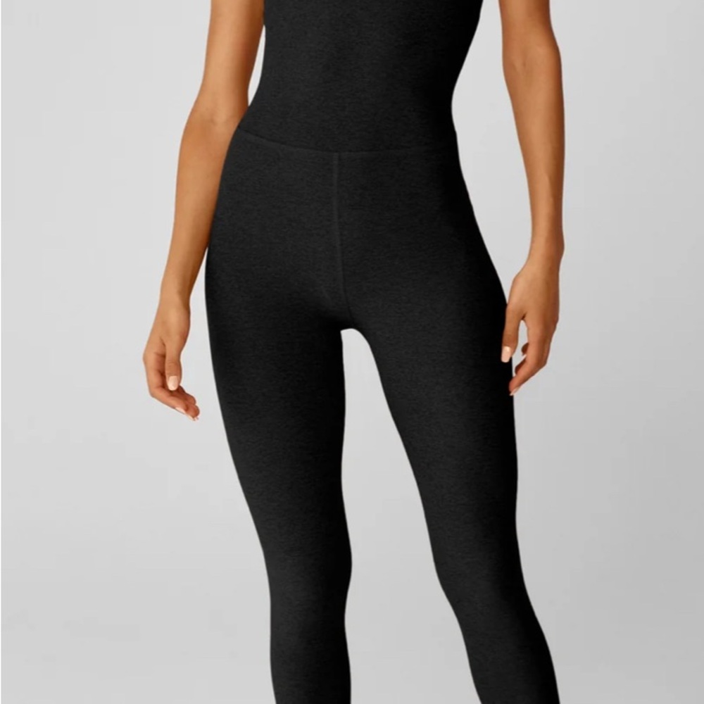 Beyond Yoga Uplevel Midi Black Jumpsuit